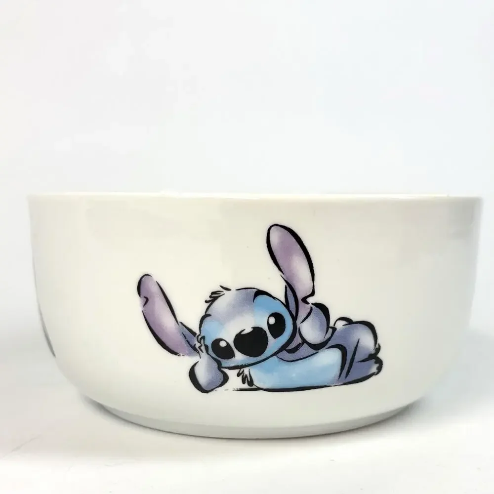 Disney Lilo Stitch Storage Microwave Kitchen Lid SMALL Ceramic Soup Bowl 5.5x2”